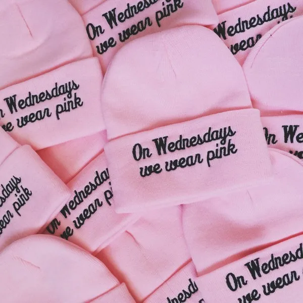 VORON New Winter Hat Women Beanie On Wednesdays We Wear Pink Hat Wool Knitted Caps And Hats For Women
VORON New Winter Hat Women Beanie On Wednesdays We Wear Pink Hat Wool Knitted Caps And Hats For Women