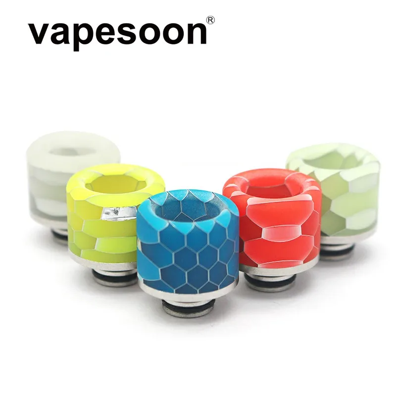 Luminous Cobra 510 Drip Tip Snake Skin for Vape 510 Thread Atomizer Fit iJust S Melo 3 mini TFV8 Baby Tank etc
Luminous Cobra 510 Drip Tip Snake Skin for Vape 510 Thread Atomizer Fit iJust S Melo 3 mini TFV8 Baby Tank etc