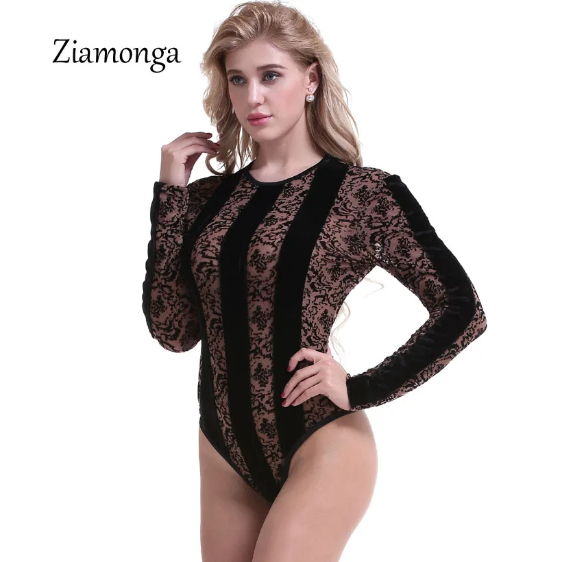 Ziamonga Striped Hollow Out Bodysuit Women Black Long Sleeve Lace Hot Bodysuits 2018 Slim Jumpsuit Cami Sexy Bodysuit Rompers
Ziamonga Striped Hollow Out Bodysuit Women Black Long Sleeve Lace Hot Bodysuits 2018 Slim Jumpsuit Cami Sexy Bodysuit Rompers