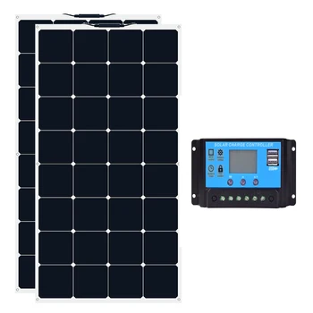 2 pcs Class A XINPUGUANG 18V 100W monoctrystalline flexible solar panel solar 100 Watt with 12V/24V 20A controller RV Boat kits
2 pcs Class A XINPUGUANG 18V 100W monoctrystalline flexible solar panel solar 100 Watt with 12V/24V 20A controller RV Boat kits