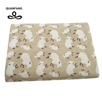 QUANFANG sheep Cotton Linen Fabric For Patchwork Quilting Sofa Table /DIY Sewing Cloth Furniture Cover Tissue/Cushion Material
QUANFANG sheep Cotton Linen Fabric For Patchwork Quilting Sofa Table /DIY Sewing Cloth Furniture Cover Tissue/Cushion Material