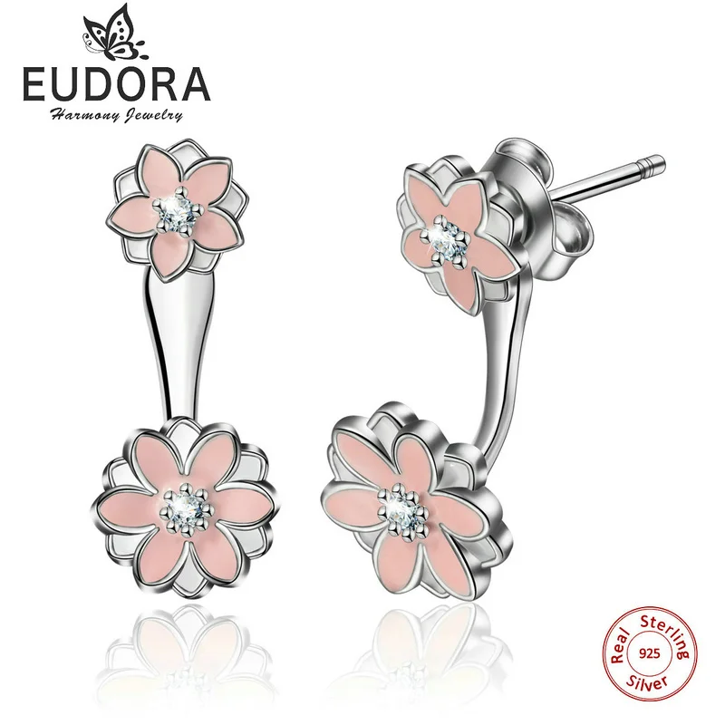 Unique Design 100% Pure 925 Sterling Silver Daisy Earring For Girl Dual-use Earings Fine Lady Jewelry Charming Gift
Unique Design 100% Pure 925 Sterling Silver Daisy Earring For Girl Dual-use Earings Fine Lady Jewelry Charming Gift