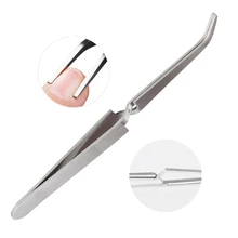 1Pc Nail Art Shaping Tweezers Stainless Steel Multi-Function Clip Tip Manicure UV Gel Acrylic C Curve Nippers Nail Art Tool NT01
1Pc Nail Art Shaping Tweezers Stainless Steel Multi-Function Clip Tip Manicure UV Gel Acrylic C Curve Nippers Nail Art Tool NT01