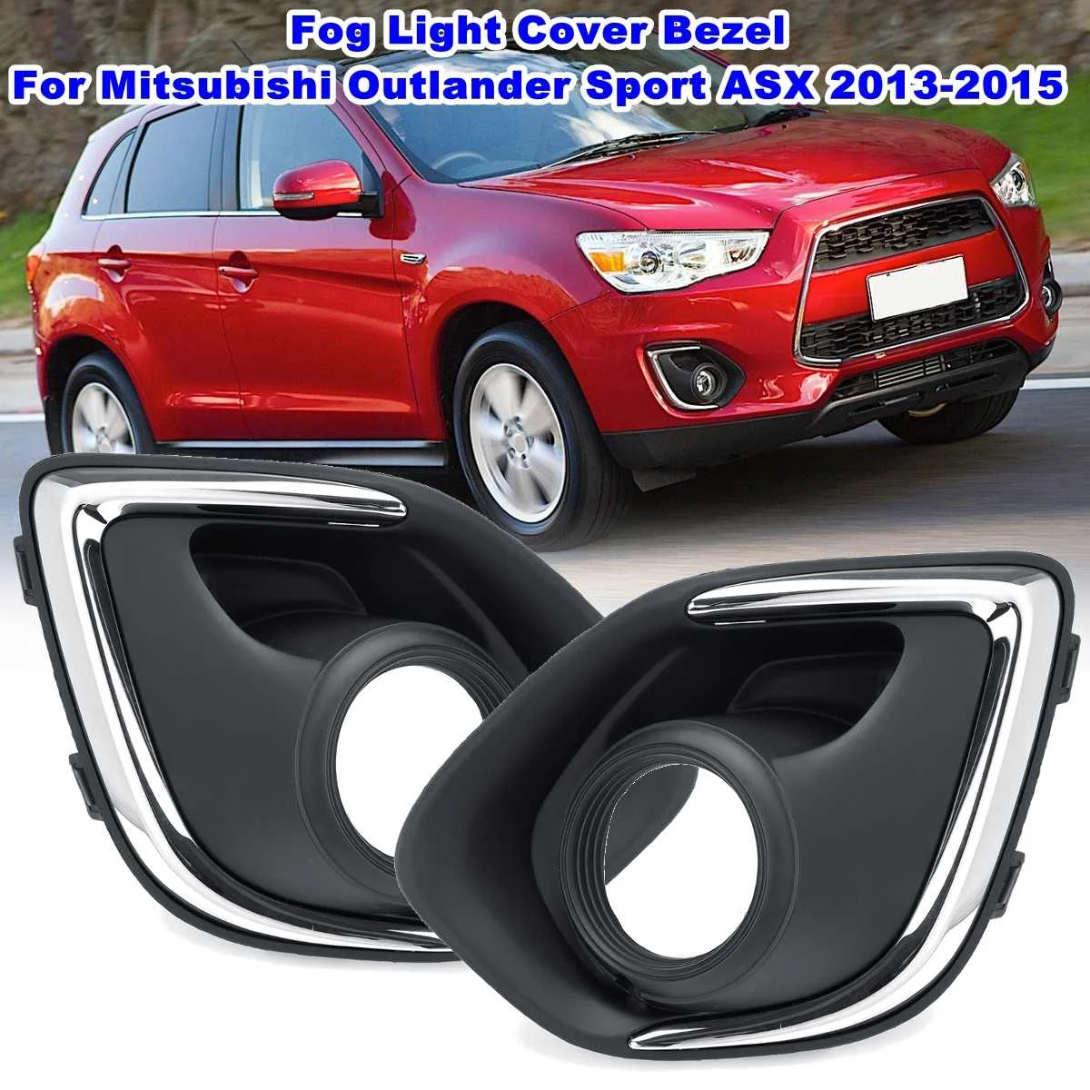 Front Fog Light Cover Trim Decoraion Grill For Mitsubishi Outlander Sport ASX 2013 2014 2015 Driving Lamp Bumper Accessories
Front Fog Light Cover Trim Decoraion Grill For Mitsubishi Outlander Sport ASX 2013 2014 2015 Driving Lamp Bumper Accessories