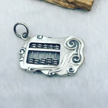 genuine S925 Sterling Silver Pendant Silver abacus activities auspicious clouds sweater chain pendant factory direct
genuine S925 Sterling Silver Pendant Silver abacus activities auspicious clouds sweater chain pendant factory direct