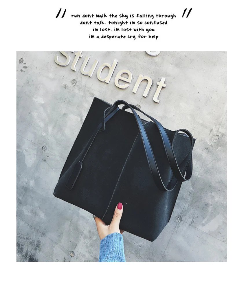 fashion autumn and winter bag womens shoulder bag pu leather
