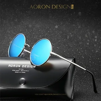 AORON Premium Classic Fashion Polarized Round Sunglasses Men Women Vintage Retro Mirror Coating Sun glasses CC0877
AORON Premium Classic Fashion Polarized Round Sunglasses Men Women Vintage Retro Mirror Coating Sun glasses CC0877
