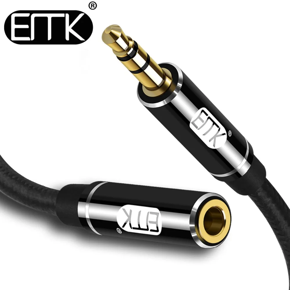 EMK Jack 3.5 mm Audio Extension Cable for Huawei P20 lite Stereo 3.5mm Jack Aux Cable for Headphones Xiaomi Redmi 5 plus PC
EMK Jack 3.5 mm Audio Extension Cable for Huawei P20 lite Stereo 3.5mm Jack Aux Cable for Headphones Xiaomi Redmi 5 plus PC