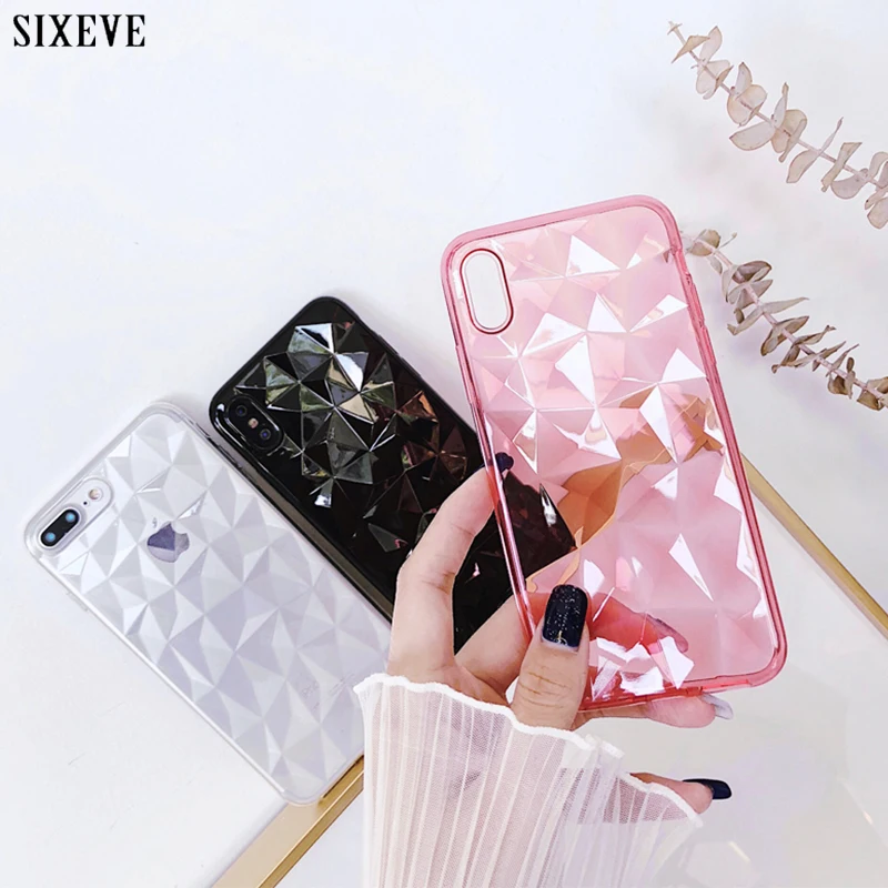 SIXEVE Luxury Diamond Texture Case For iPhone X Xs Max XR iPhone 7 8 7Plus 8Plus iPhone 6 6s 6Plus 6SPlus Soft clear Phone Cover
SIXEVE Luxury Diamond Texture Case For iPhone X Xs Max XR iPhone 7 8 7Plus 8Plus iPhone 6 6s 6Plus 6SPlus Soft clear Phone Cover