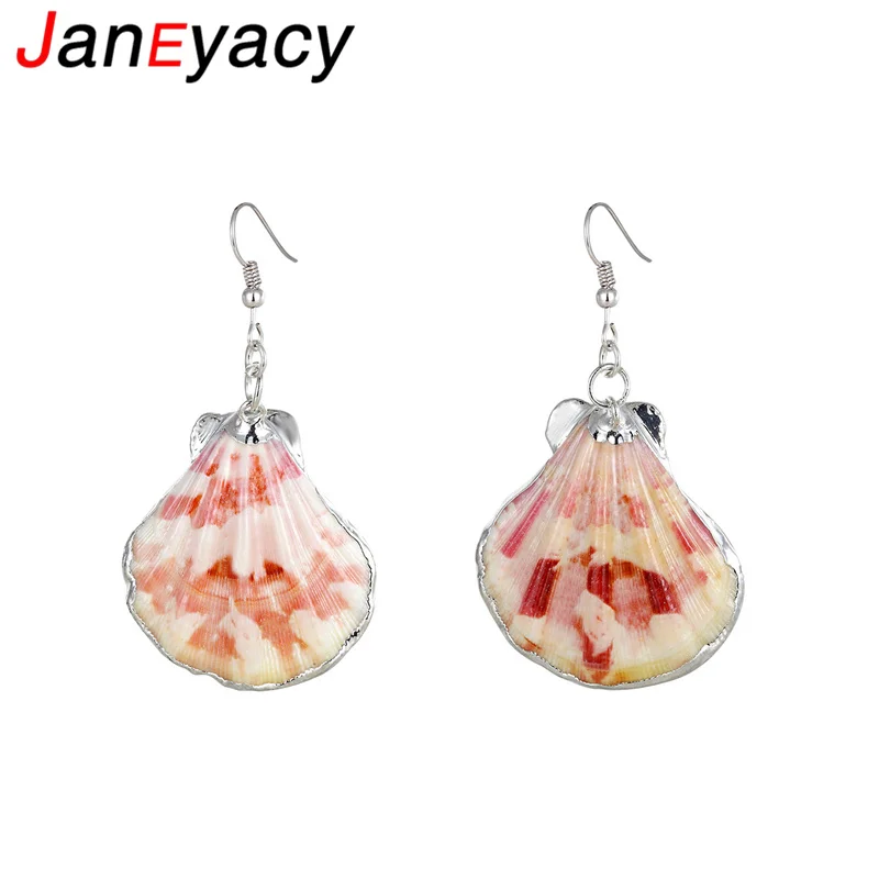 Janeyacy Hot Brand Earrings Pendientes Natural Conch Shell Earrings Girl Brincos Personality Women Earrings Natural Jewelry 2018
Janeyacy Hot Brand Earrings Pendientes Natural Conch Shell Earrings Girl Brincos Personality Women Earrings Natural Jewelry 2018