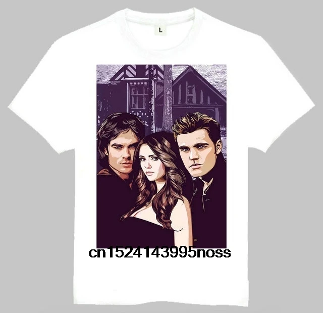 New fashion Mens The Vampire Diaries T Shirt Short Sleeve Lovely Vampire Diaries Elena Gilbert T Shirt(1)
New fashion Mens The Vampire Diaries T Shirt Short Sleeve Lovely Vampire Diaries Elena Gilbert T Shirt(1)
