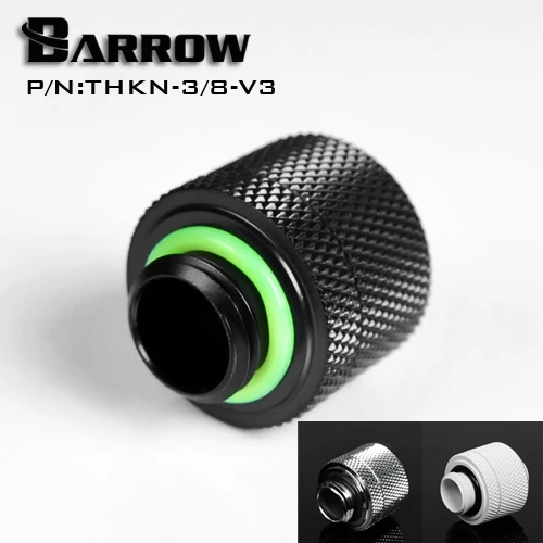 Barrow THKN-3/8-V3 G1/4" Threads 3/8"ID X 5/8"OD 10 X 16mm Soft Tubing Compression Fittings Black Silver White Gold Options
Barrow THKN-3/8-V3 G1/4" Threads 3/8"ID X 5/8"OD 10 X 16mm Soft Tubing Compression Fittings Black Silver White Gold Options