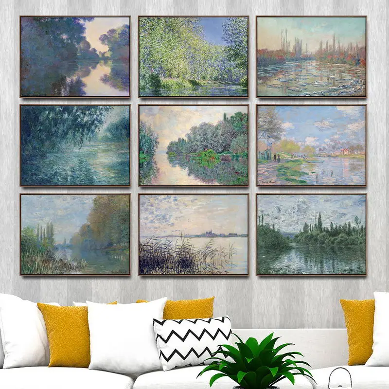 Home Decoration Art Wall Pictures Fro Living Room Poster Print Canvas Paintings French Claude Monet Seine River
Home Decoration Art Wall Pictures Fro Living Room Poster Print Canvas Paintings French Claude Monet Seine River