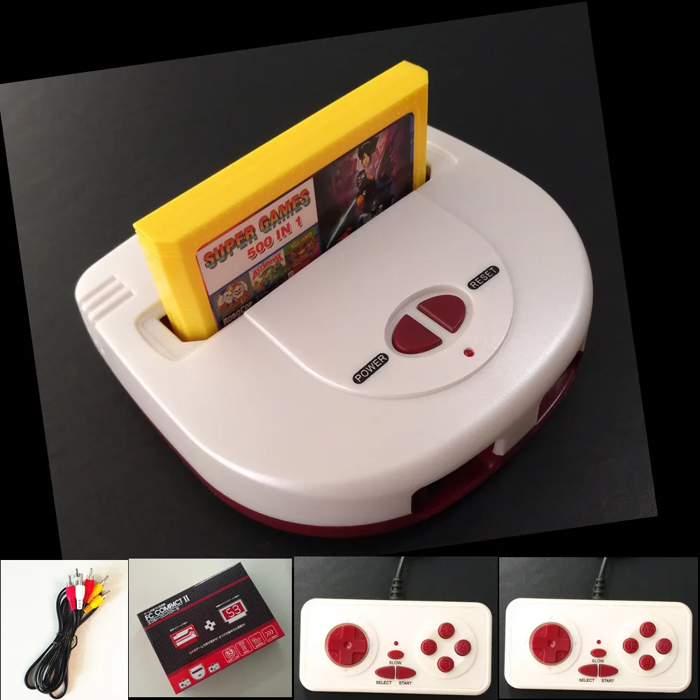 Retro Dual Controller 8 Bit TV Video Game Console For FC Classic Games Family Game Player Built In 53 Games best gift for kid
Retro Dual Controller 8 Bit TV Video Game Console For FC Classic Games Family Game Player Built In 53 Games best gift for kid
