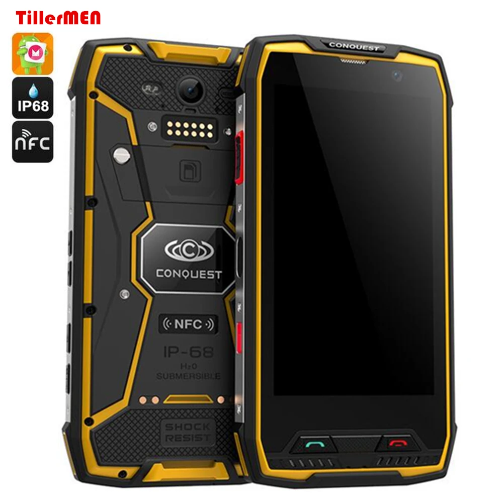 Original Conquest S11 IP68 Waterproof Moblie Phone 16MP 7000mAh 6GB 128GB Octa Core Fingerprint NFC OTG Smartphone Android Phone
Original Conquest S11 IP68 Waterproof Moblie Phone 16MP 7000mAh 6GB 128GB Octa Core Fingerprint NFC OTG Smartphone Android Phone