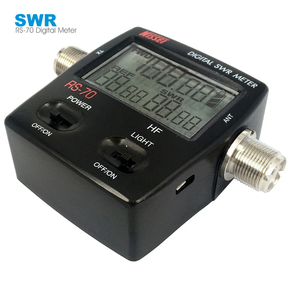 Цифровой светодиодный измеритель мощности SWR с подсветкой коротковолновый