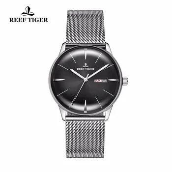 New Reef Tiger/RT Dress Watches for Men Convex Lens Stainless Steel Watch with Date Day Analog Watches RGA8238
New Reef Tiger/RT Dress Watches for Men Convex Lens Stainless Steel Watch with Date Day Analog Watches RGA8238