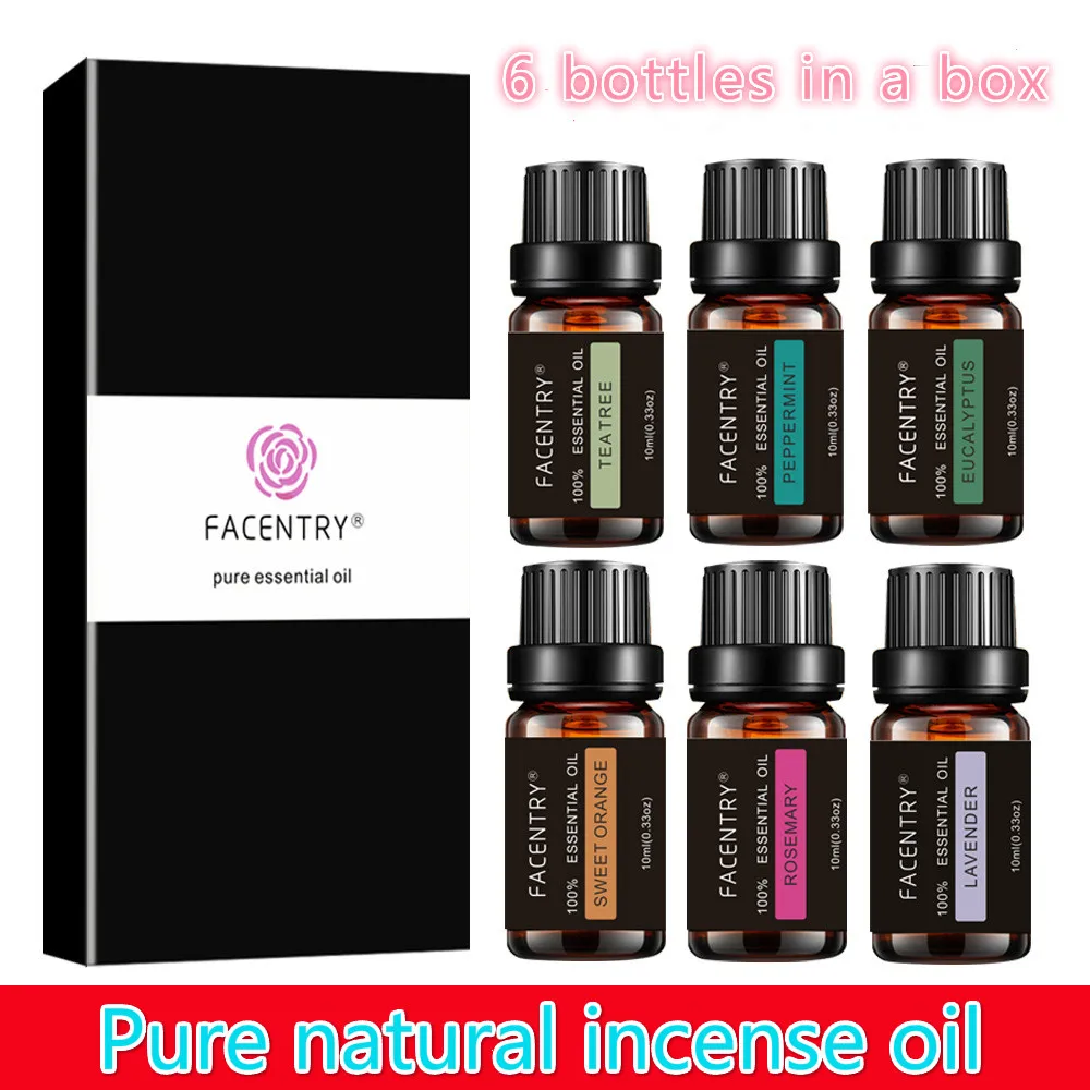 6Pcs/set 100% Pure Natural Aromatherapy Oils Kit 10ml For Humidifier Water-soluble Fragrance Oil Massage Essential Oil Set
6Pcs/set 100% Pure Natural Aromatherapy Oils Kit 10ml For Humidifier Water-soluble Fragrance Oil Massage Essential Oil Set