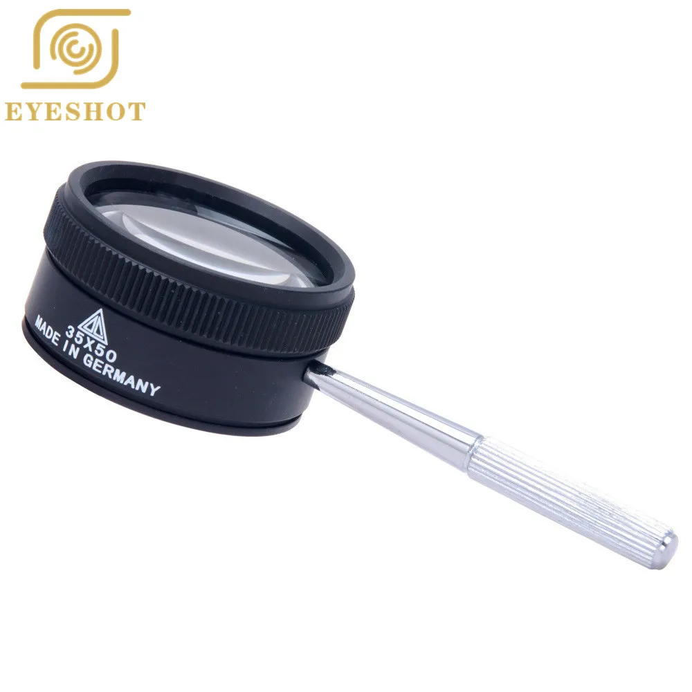2016 Good Quality 35X50mm Jewelry Magnifying Optics Glass Handle Loup Magnifier Watch Repair Tool Magnifier Reading
2016 Good Quality 35X50mm Jewelry Magnifying Optics Glass Handle Loup Magnifier Watch Repair Tool Magnifier Reading
