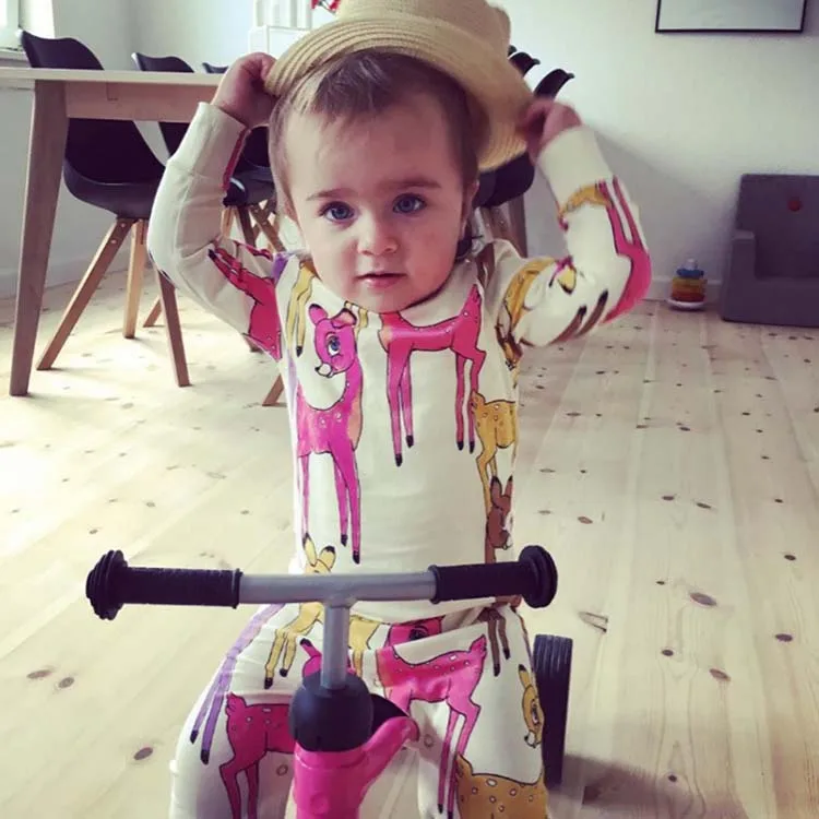 2018 Newborn Cartoon Deer Print Baby Clothing Girl Jumpsuit Romper Clothes of Baby Rompers Kids Pajamas Bebes Clothes XH-123
2018 Newborn Cartoon Deer Print Baby Clothing Girl Jumpsuit Romper Clothes of Baby Rompers Kids Pajamas Bebes Clothes XH-123