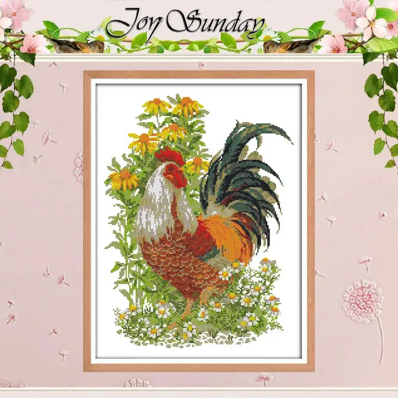Rooster Painting counted Cross Stitch 11CT 14CT Cross Stitch Set Wholesale DIY Animals Cross-stitch Kit Embroidery Needlework
Rooster Painting counted Cross Stitch 11CT 14CT Cross Stitch Set Wholesale DIY Animals Cross-stitch Kit Embroidery Needlework