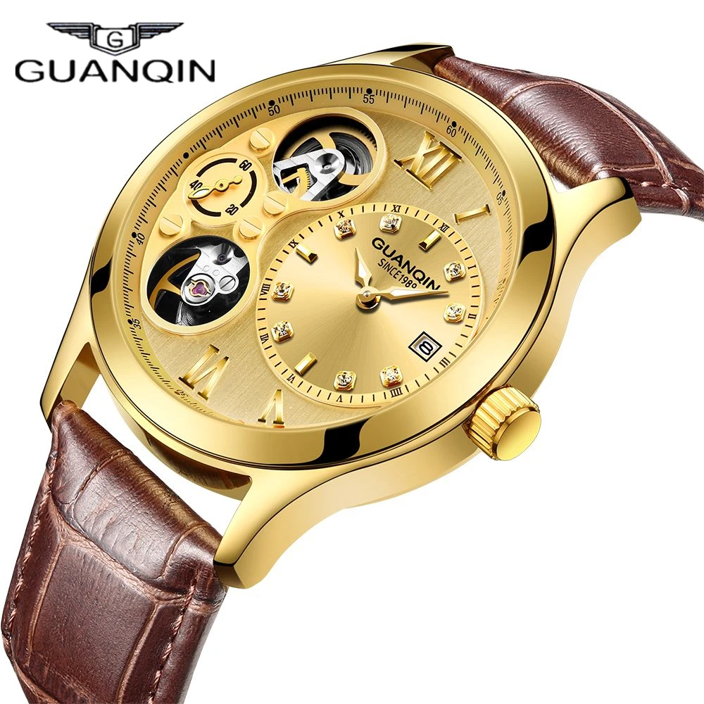2018 GUANQIN Watch Men New Mechanical Top Brand Luxury Clock Men Automatic Waterproof Skeleton Double Movement Relogio Masculino
2018 GUANQIN Watch Men New Mechanical Top Brand Luxury Clock Men Automatic Waterproof Skeleton Double Movement Relogio Masculino