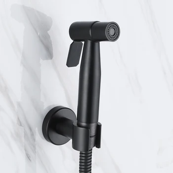 Black All Solid stainless steel bathroom toilet bidet sprayer set handheld shower spray shower head complete set sales promotion
Black All Solid stainless steel bathroom toilet bidet sprayer set handheld shower spray shower head complete set sales promotion