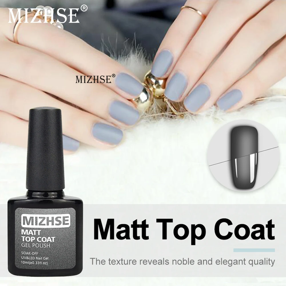 MIZHSE Newest Matte Top Coat UV Nail Gel Long Lasting Gel Polish Soak-Off Dull Frosted Surface Permanent Gel Varnishes
MIZHSE Newest Matte Top Coat UV Nail Gel Long Lasting Gel Polish Soak-Off Dull Frosted Surface Permanent Gel Varnishes
