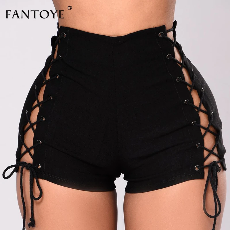 Fantoye Sexy Lace Up Women Denim Shorts Jeans 2018 New Bandage Punk Slim Black Female Short Pants Plus Size
Fantoye Sexy Lace Up Women Denim Shorts Jeans 2018 New Bandage Punk Slim Black Female Short Pants Plus Size