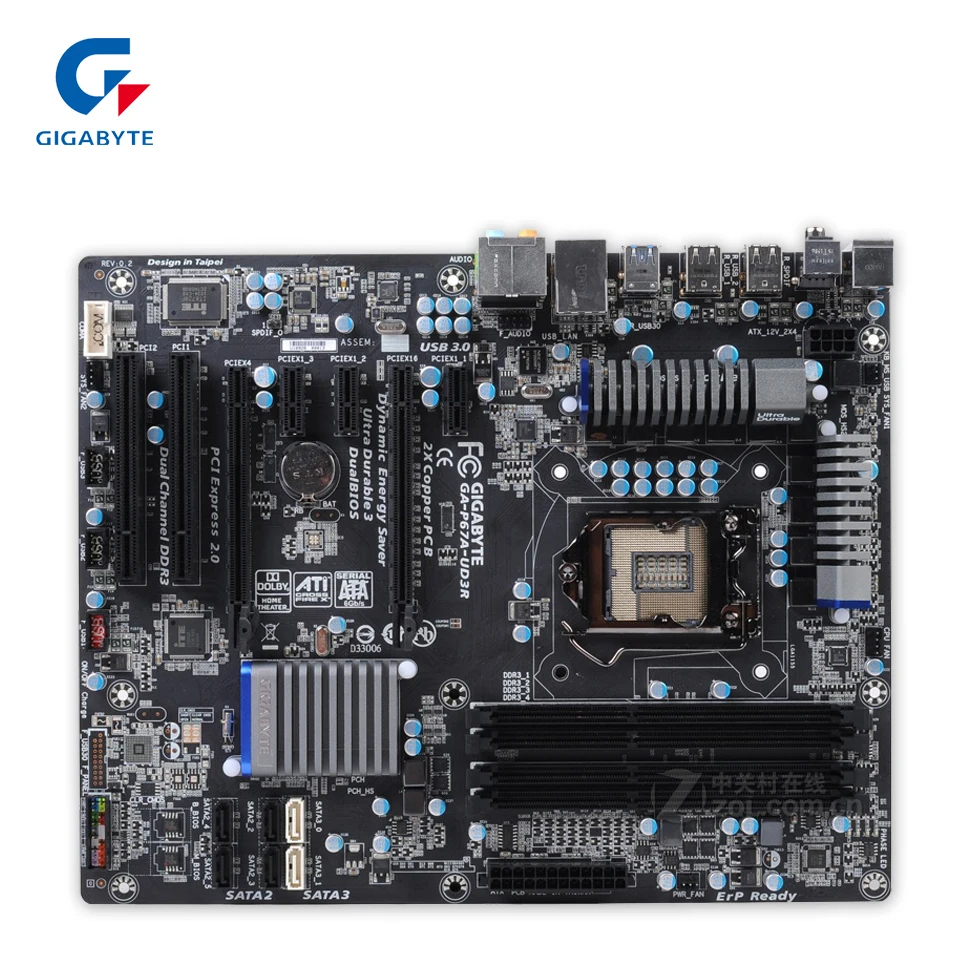 Gigabyte GA-P67A-UD3R Desktop Motherboard P67A-UD3R P67 LGA 1155 Core i7 i5 i3 DDR3 32G SATA3 USB3.0 ATX
Gigabyte GA-P67A-UD3R Desktop Motherboard P67A-UD3R P67 LGA 1155 Core i7 i5 i3 DDR3 32G SATA3 USB3.0 ATX