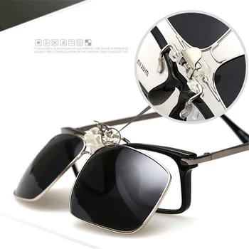 UVLAIK Men Full Frame Polarized Clip On Sunglasses Men's Women's UV400 Myopia Filp on Sun Glasses Driving Night Vision Lens
UVLAIK Men Full Frame Polarized Clip On Sunglasses Men's Women's UV400 Myopia Filp on Sun Glasses Driving Night Vision Lens