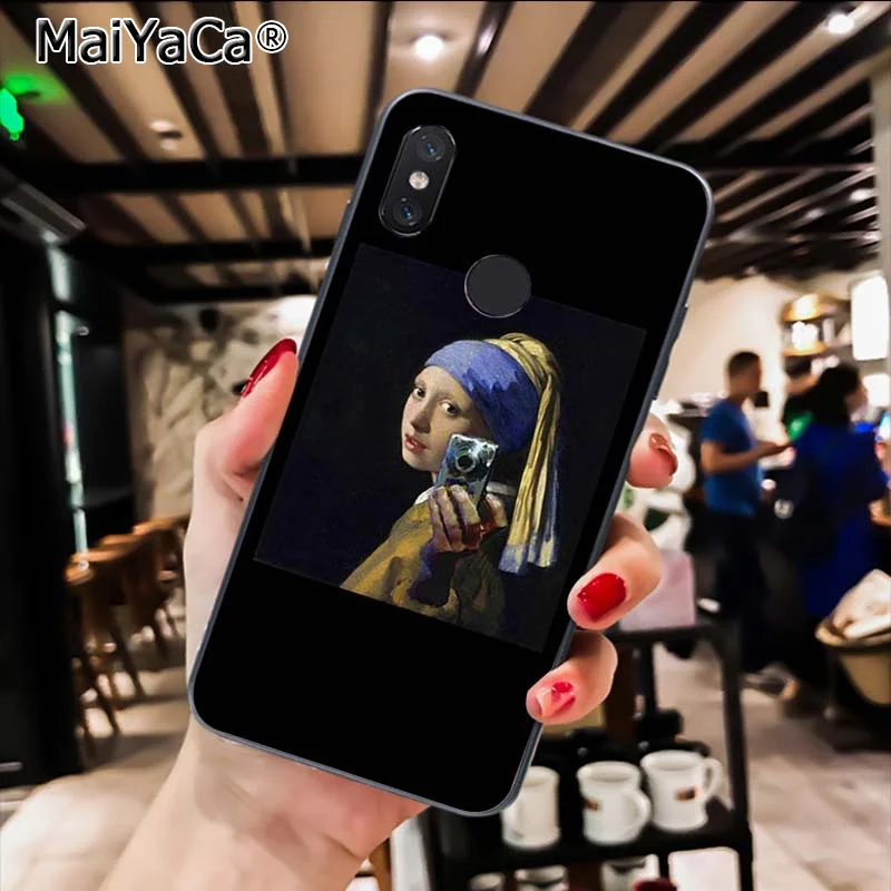 Funny Oil painting Made Art of the selfie