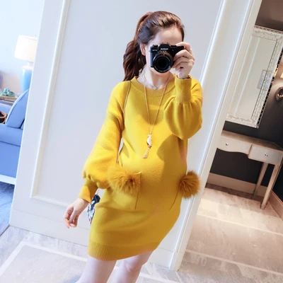 Autumn Winter Thicken Warm Maternity Sweaters Dresses for Pregnant Women Fashion Korean Loose Pregnancy Dress Party Clothing
Autumn Winter Thicken Warm Maternity Sweaters Dresses for Pregnant Women Fashion Korean Loose Pregnancy Dress Party Clothing