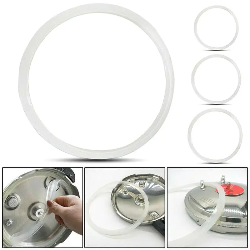22/24/26/32cm Replacement Silicone Pressure Cooker Gaskets Rubber Clear Electric Pressure Cooker Gasket For Kitchen Tools
22/24/26/32cm Replacement Silicone Pressure Cooker Gaskets Rubber Clear Electric Pressure Cooker Gasket For Kitchen Tools