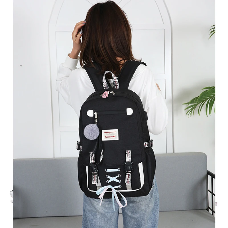 USB Anti Theft Backpacks for Teenage Girls School Bags Women Bagpack Big Capacity Black Nylon Back Pack with Password Lock 2019
USB Anti Theft Backpacks for Teenage Girls School Bags Women Bagpack Big Capacity Black Nylon Back Pack with Password Lock 2019