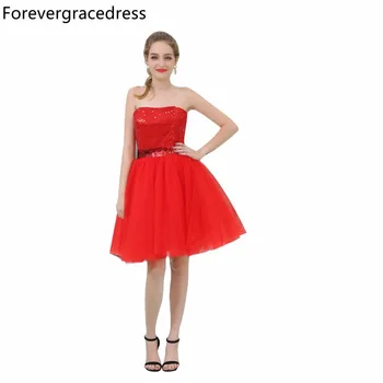 Forevergracedress Real Picture Red Sequins Cocktail Dress New Fashion Tulle Short Homecoming Party Gown Plus Size Custom Made
Forevergracedress Real Picture Red Sequins Cocktail Dress New Fashion Tulle Short Homecoming Party Gown Plus Size Custom Made