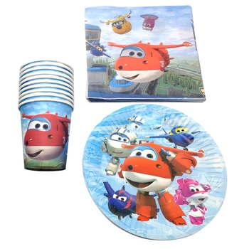 60pcs/lot Boys Favors Superwings Theme Napkins Baby Shower Superwings Decoration Tableware Set Happy Birthday Party Cups Plates
60pcs/lot Boys Favors Superwings Theme Napkins Baby Shower Superwings Decoration Tableware Set Happy Birthday Party Cups Plates