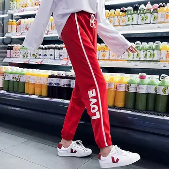 Women Loose Joggers Harem Pants Mid Wasit Trousers With Drawstring Spring Summer Casula Harajuku Patchwork Letter Pantalon Femme
Women Loose Joggers Harem Pants Mid Wasit Trousers With Drawstring Spring Summer Casula Harajuku Patchwork Letter Pantalon Femme
