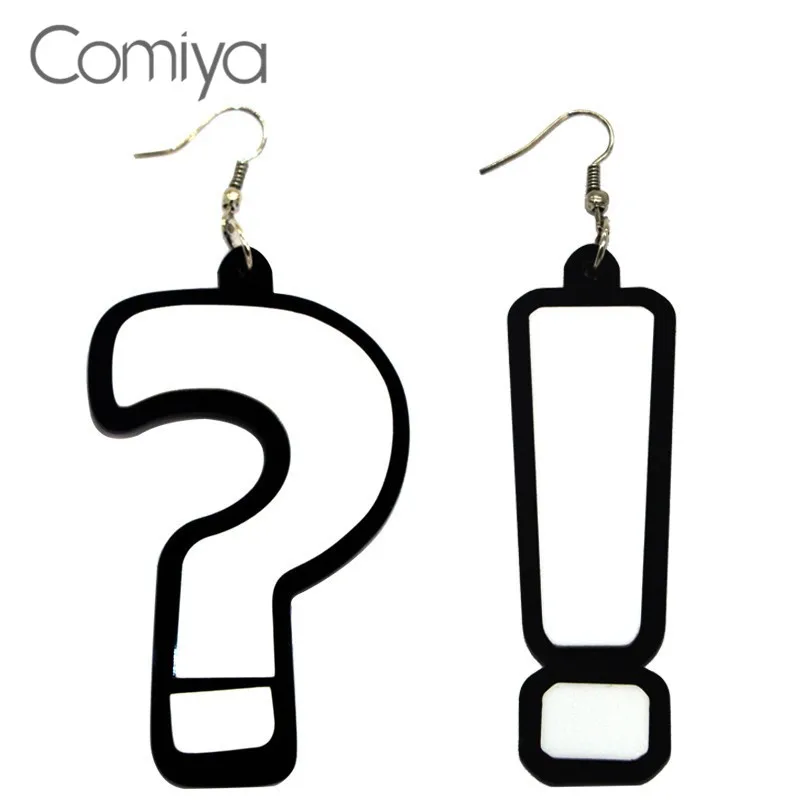 Comiya Hook Drop Earrings Question Mark&Exclamation Mark Fashion Big Long Drop Earrings Jewelry For Girl Wholesale Earring
Comiya Hook Drop Earrings Question Mark&Exclamation Mark Fashion Big Long Drop Earrings Jewelry For Girl Wholesale Earring