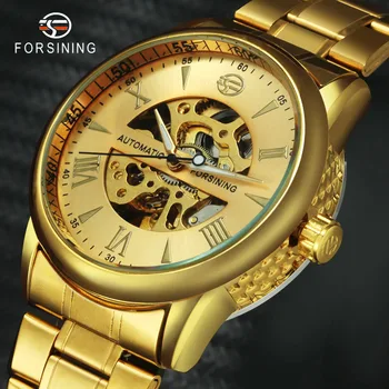 WINNER Luxury Men Women Watches Automatic Mechanical Lover's Wristwatch Stainless Steel Band Luminous Hands Skeleton Clock 2019
WINNER Luxury Men Women Watches Automatic Mechanical Lover's Wristwatch Stainless Steel Band Luminous Hands Skeleton Clock 2019