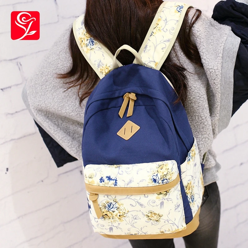 Fresh Style Women Backpacks Floral Print Bookbags Canvas Cheap School Bags For Girls Flower Travel Backpack Rucksack
Fresh Style Women Backpacks Floral Print Bookbags Canvas Cheap School Bags For Girls Flower Travel Backpack Rucksack