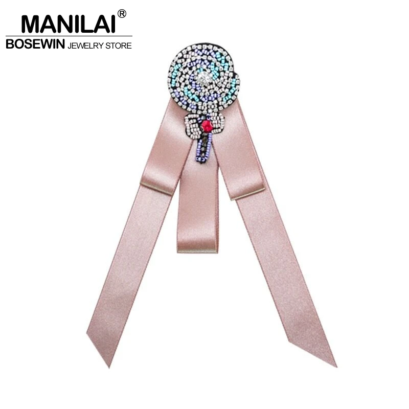MANILAI Fashion Wedding Ribbon Rhinestones Bowknot Brooches For Women Statement Jewelry Tie Collar Pins Brooch Wholesale
MANILAI Fashion Wedding Ribbon Rhinestones Bowknot Brooches For Women Statement Jewelry Tie Collar Pins Brooch Wholesale