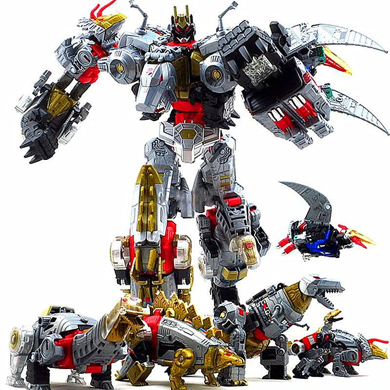 Dinoking Volcanicus Grimlock Slag Sludge Snarl Swoop slash Dinobots 5IN1 Action Figure Robot Toys
Dinoking Volcanicus Grimlock Slag Sludge Snarl Swoop slash Dinobots 5IN1 Action Figure Robot Toys