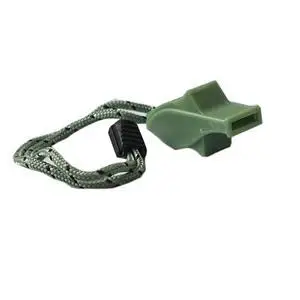 Hot Sale Lightweight Plastic Sport Training Cheerleading Whistle Excellent Safety Survival Signal Whistle with Rope 1PC