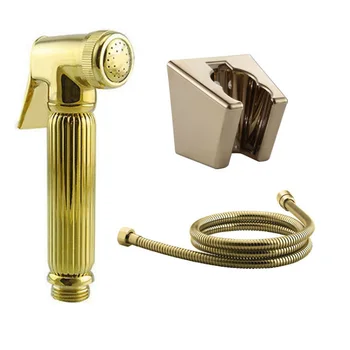 Brass Handheld Bidet Shattaf Sprayer High Quality Full Set Toliet Hand Held Bidet Spray Wall Mounted Bidet Ducha Higienica
Brass Handheld Bidet Shattaf Sprayer High Quality Full Set Toliet Hand Held Bidet Spray Wall Mounted Bidet Ducha Higienica