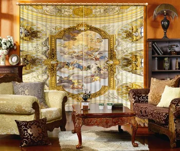 Luxury Blackout 3D Curtains For Living room Bedding room Office angel curtains
Luxury Blackout 3D Curtains For Living room Bedding room Office angel curtains