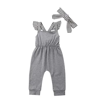 Cute Baby Girls Cotton Romper+Headband 2Pcs Fashion Baby Girls Sleeveless Casual Romper Long Striped Jumpsuits Trousers Outfits
Cute Baby Girls Cotton Romper+Headband 2Pcs Fashion Baby Girls Sleeveless Casual Romper Long Striped Jumpsuits Trousers Outfits