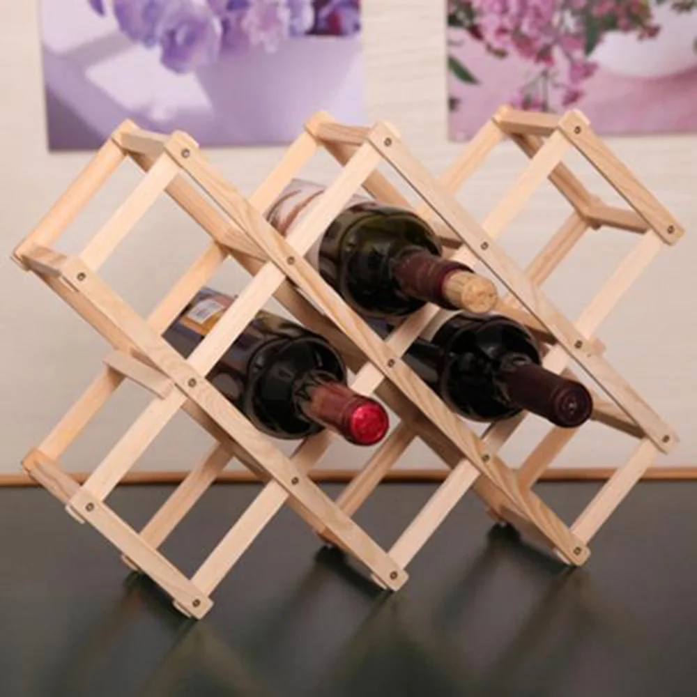 Wooden Red Wine Rack 3/6/10 Bottle Holder Mount Bar Display Shelf Folding Wood Wine Rack Alcohol Neer Care Drink Bottle Holders
Wooden Red Wine Rack 3/6/10 Bottle Holder Mount Bar Display Shelf Folding Wood Wine Rack Alcohol Neer Care Drink Bottle Holders
