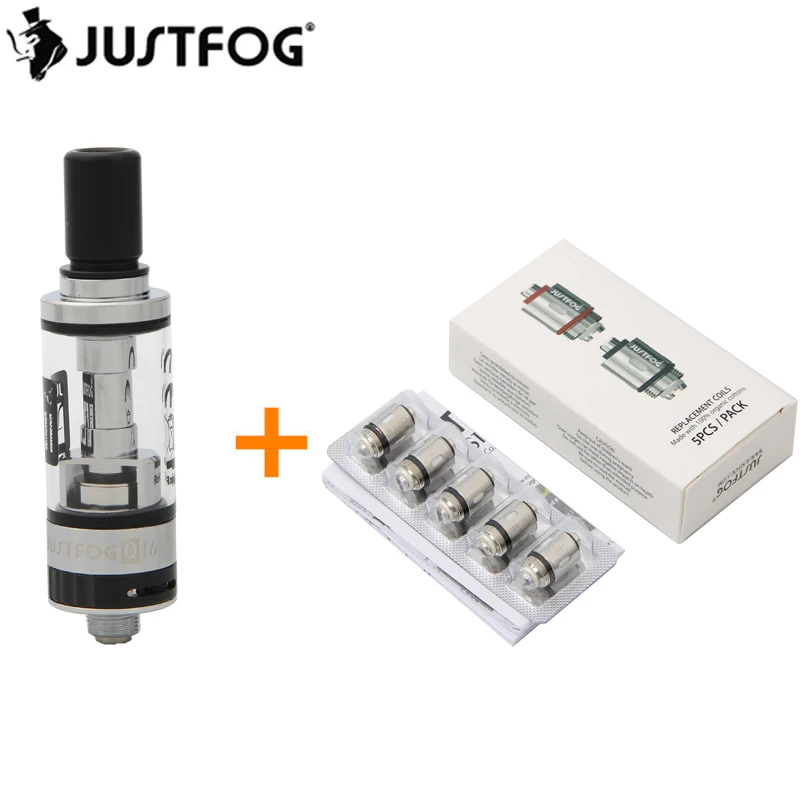 Original Justfog Q16 Clearomizer 2ml Tank With 5pcs Q16 Coil head for Justfog Q16 Vape Kit J-Easy 9 Battery E Cigarette Atomizer
Original Justfog Q16 Clearomizer 2ml Tank With 5pcs Q16 Coil head for Justfog Q16 Vape Kit J-Easy 9 Battery E Cigarette Atomizer
