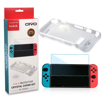 OIVO 2 in 1 Protective Case For Switch Case with Screen Protector Crystal Clear Hard Back Cover Case And Tempered Glass for Swit
OIVO 2 in 1 Protective Case For Switch Case with Screen Protector Crystal Clear Hard Back Cover Case And Tempered Glass for Swit